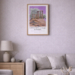 affiche Cap Sounion décoration intérieure