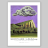 affiche Montpellier Pic Saint Loup illustration