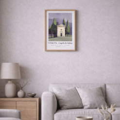 affiche Vitaleta chapelle décoration intérieure