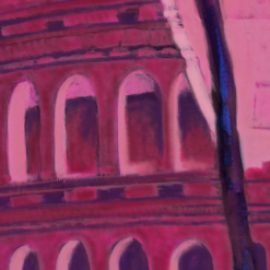 détail illustration le Colisée affiche
