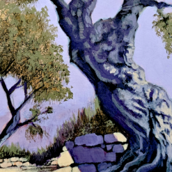détail illustration Provence affiche